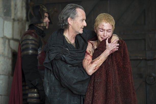 Game of Thrones Mother's Mercy Season 5, Episode 10 June 14, 2015 Anton Lesser, Lena Headey